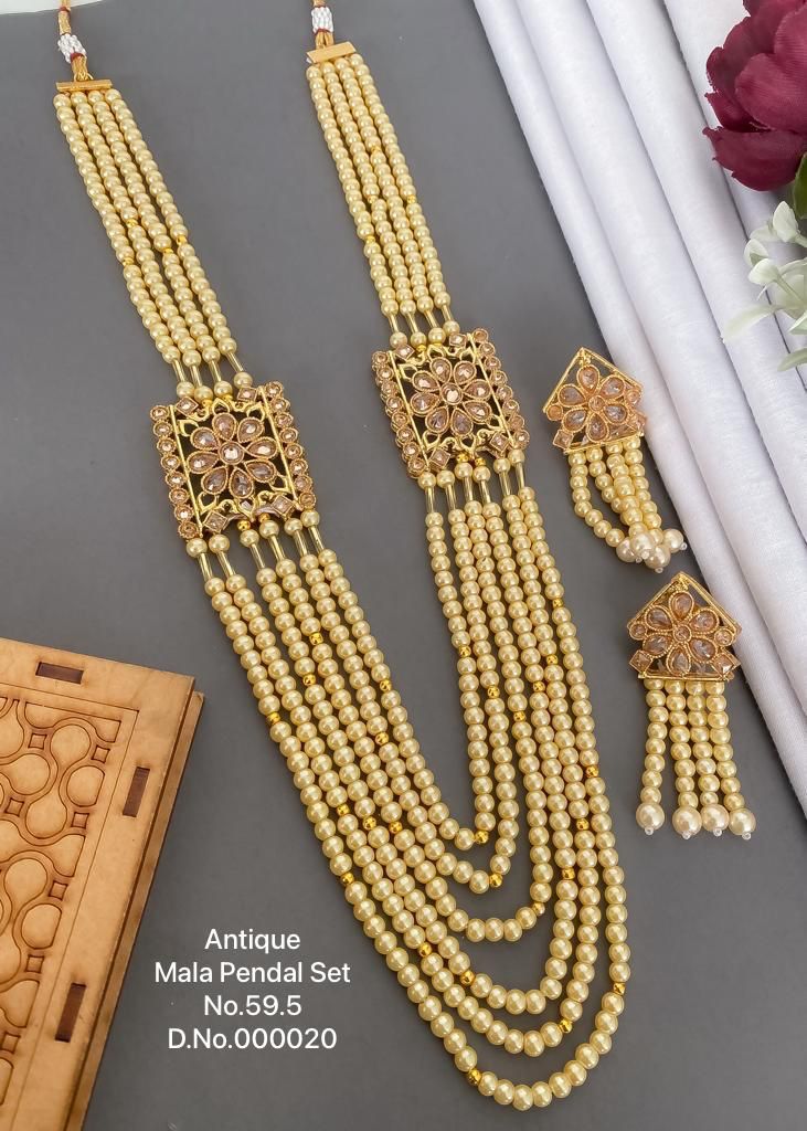 595 AN Designer Antique Mala Pendant Wholesale Price In Surat
